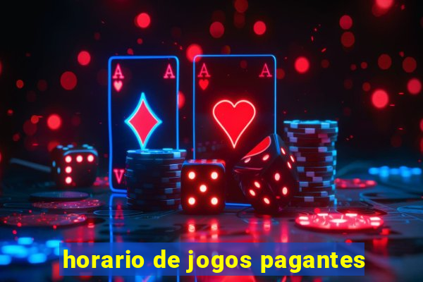 horario de jogos pagantes